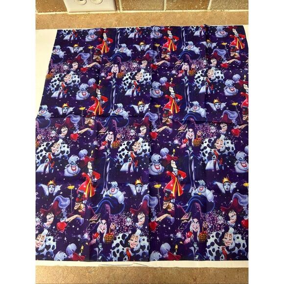 Disney Villains pre cut fabric for crafts - Picture 1 of 1
